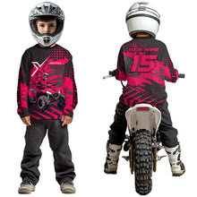 Load image into Gallery viewer, Custom Pink Off-Road Quad Bike Shirt Extreme ATV Motocross Shirts Kid Men Women UPF30+ DNT79
