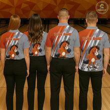 Load image into Gallery viewer, Custom Funny Horse Bowling Jersey for Men Bowling Team Shirts Bowling League Polo &amp; 1/4 Zip HNT181