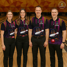 Load image into Gallery viewer, Custom Funny French Bulldog Bowling Jersey for Men Bowling Team Shirts Polo &amp; 1/4 Zip HNT185