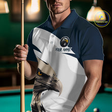 Load image into Gallery viewer, Custom Eagle 8 Ball Billiard Shirts for Men Billiard Tournament Billiard Team Shirts Polo &amp; 1/4 Zip NNT109