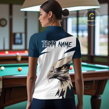 Load image into Gallery viewer, Custom Eagle 8 Ball Billiard Shirts for Women Billiard Tournament Billiard Team Shirts Polo &amp; 1/4 Zip NNT109