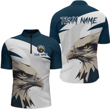 Load image into Gallery viewer, Custom Eagle 8 Ball Billiard Shirts for Men Billiard Tournament Billiard Team Shirts Polo &amp; 1/4 Zip NNT109