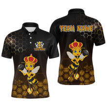Load image into Gallery viewer, Custom Funny Bee Bowling Bowling Jersey for Men Bowling Team Shirts Polo &amp; 1/4 Zip HNT195