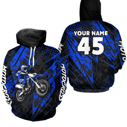 Custom Motocross Racing Hoodie Dirt Bike Off Road Motocross Hoodie Shirt for Men Women HOT21