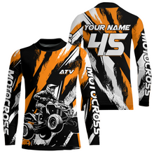 Load image into Gallery viewer, Orange ATV Motocross Shirts Kid Men Women Custom Quad Bike Off-Road Shirt UPF30+ DNT60