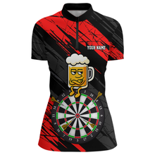 Load image into Gallery viewer, Custom Purple Funny Beer Darts Board Dart Shirts For Women Darts Team Jerseys Dart Tournament NNT120