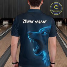 Load image into Gallery viewer, Custom Wolf Bowling Jersey for Men Polo &amp; 1/4 Zip Bowling Team Shirts Bowling League HNT149