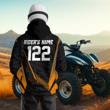 Load image into Gallery viewer, Orange Atv Motocross Hoodie For Adult&amp;Kid Upf30+ Pink Quad Bike Shirt Off-Road Atv Mx Racing NHN013