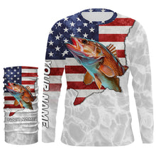 Load image into Gallery viewer, Redfish Red Drum Fishing Custom UV Protection Shirts, Redfish Fishing Jerseys, Fishing Tournament Shirt TTN67