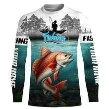 Load image into Gallery viewer, Personalized Redfish fishing custom fishing apparel, Redfish Fishing jerseys for Fisherman TTV57