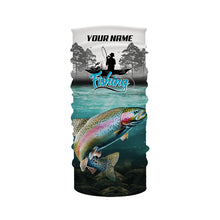 Load image into Gallery viewer, Rainbow Trout Fishing Custom Long Sleeve performance Fishing Shirts, Trout Fishing jerseys TTV81