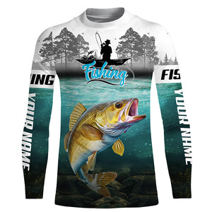 Personalized Walleye Fishing Jerseys, Walleye Tournament Fishing Shirts TTV54