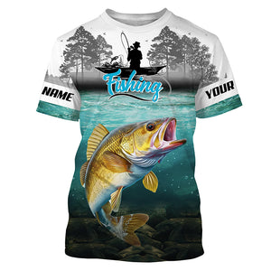 Personalized Walleye Fishing Jerseys, Walleye Tournament Fishing Shirts TTV54