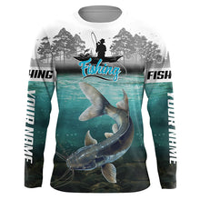 Load image into Gallery viewer, Catfish Fishing Custom Long Sleeve performance Fishing Shirts Fishing jerseys TTV78