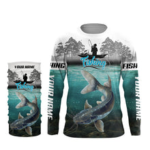 Load image into Gallery viewer, Catfish Fishing Custom Long Sleeve performance Fishing Shirts Fishing jerseys TTV78