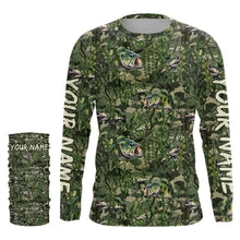 Load image into Gallery viewer, Largemouth Bass Fishing Camouflage Algae Pattern Customize Shirts For Men And Women Personalized Fishing Gift YYD0026