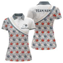 Load image into Gallery viewer, Personalized Bowling Shirt for Womens Custom Bowling Pattern Style Team Jersey Shirt YYD0029