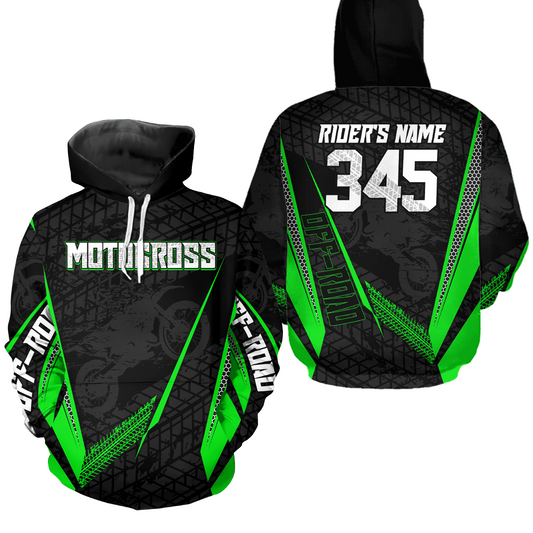 Personalized Motocross Hoodie for Adult Men Women Dirt Bike Racing Hoodie Shirt MH156