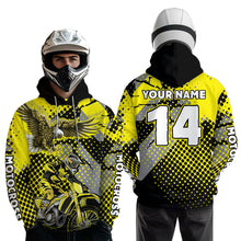 Load image into Gallery viewer, Eagle Motocross Hoodie for Men Women Dirt Bike Racing Hoodie Custom Riding Shirt MH163