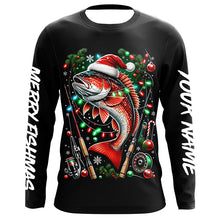 Load image into Gallery viewer, Merry Fishmas UV Protection Redfish Fishing Shirt For Fisherman A60