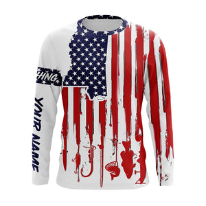 Mississippi America flag UV protection performance fishing shirts A34