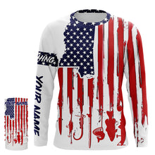 Load image into Gallery viewer, Mississippi America flag UV protection performance fishing shirts A34