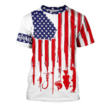 Load image into Gallery viewer, Georgia America flag UV protection performance fishing shirts A35