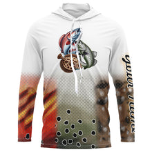 Load image into Gallery viewer, Personalized Texas slam UV protection custom name fishing shirt A68