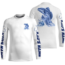 Load image into Gallery viewer, Personalized Redfish Long Sleeve Performance Fishing Shirts, Red Drum Fishing Jersey IPHW6409