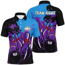 Load image into Gallery viewer, Personalized Multi-Color Bowling Team Jerseys, Bowling Tournament Shirts Bowling Apparel For Men And Women IPHW6565