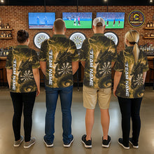 Load image into Gallery viewer, Custom Yellow Thunder Lightning Dragon Dart Jerseys, Multi Styles Dart Team Shirts For Men, Women And Kid IPHW10400