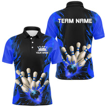 Load image into Gallery viewer, Personalized Flame Bowling Shirts For Men And Wmen, Multi-Color Team Bowling Jerseys Bowling Outfit IPHW6592