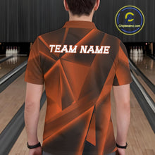 Load image into Gallery viewer, Person wearing a custom bowling shirt with 'TEAM NAME' on the back in a bowling alley.