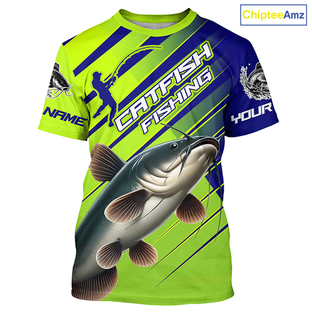 Custom Catfish Fishing Uv Protection Long Sleeve Shirts, Catfish Tournament Fishing Shirt IPHW7180