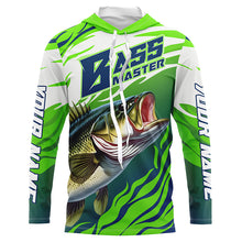 Load image into Gallery viewer, Personalized Bass master Fishing jerseys, Largemouth Bass Long sleeve performance Fishing Shirts IPHW3356