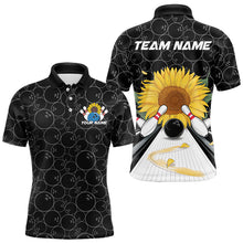 Load image into Gallery viewer, Custom Sunflower Bowling Polo Shirts For Men, Sunflower Bowling Team Jerseys IPHW8436