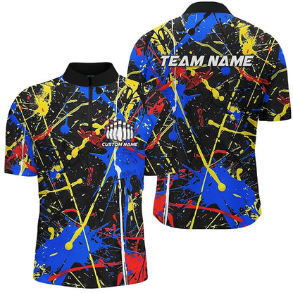 Personalized Colorful Bowling Shirts For Men And Women, Custom Name Bowling Team Jerseys IPHW6182