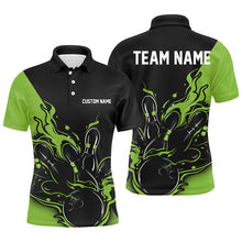 Load image into Gallery viewer, Personalized Bowling Strike Shirts For Bowling Team, Multi-Color Striking Bowling Team Jerseys For Men, Women IPHW5936