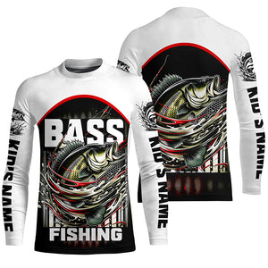 Custom Largemouth Bass Fishing Jerseys, Bass Long Sleeve Tournament Fishing Shirts For Men And Women IPHW5825