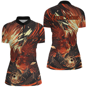 Custom Phoenix Bowling Shirts For Women, Phoenix Bowling Team Jerseys Team Outfits IPHW7662