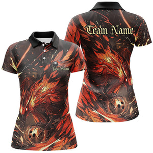 Custom Phoenix Bowling Shirts For Women, Phoenix Bowling Team Jerseys Team Outfits IPHW7663