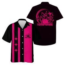 Load image into Gallery viewer, Custom Classic Vintage Bowling Team Shirts, 50S Retro Bowling Button Up Shirt IPHW10089