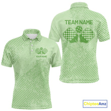 Load image into Gallery viewer, Custom Vintage Green Pickleball Team Polo Shirts For Men, Pickleball Jerseys IPHW9312