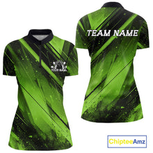 Load image into Gallery viewer, Green and black sports jersey with 'TEAM NAME' text on a white background