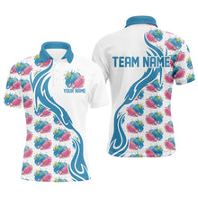 Load image into Gallery viewer, Custom Watercolor Pickleball Shirts For Men, Blue And Pink Pickleball Outfit For Team IPHW6935