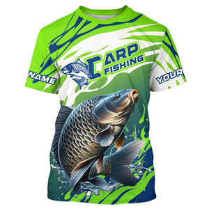 Carp Fishing Custom Long Sleeve Fishing Shirts, Carp Fishing Tournament Shirts Fishing Jerseys IPHW7184