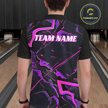 Load image into Gallery viewer, Pink And Purple Custom Bowling Team Shirts For Men And Women, Bowling Tournament Outfits IPHW6470