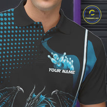 Load image into Gallery viewer, Custom Red Dragon Bowling Jerseys, Mystical Bowling Team Uniform Polo Shirts For Men IPHW9536