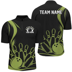 Custom Vintage Bowling Shirts For Men, Classic Bowling Team Shirts Bowling Jerseys | Green IPHW7272