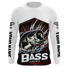 Load image into Gallery viewer, Custom Largemouth Bass Fishing Jerseys, Bass Long Sleeve Tournament Fishing Shirts For Men And Women IPHW5824